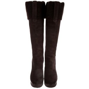 🖤Yves Saint Laurent Aspen Suede Wedge Boots🖤